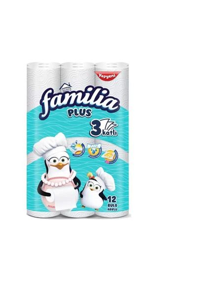 Familla Paper Towel Plus 12 Pieces 3 Layers