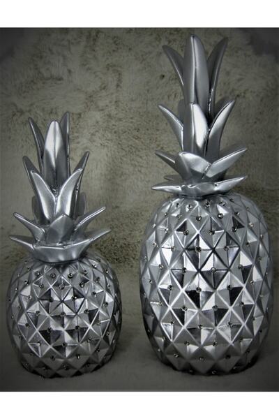 Hediye Seviyorum Ananas Biblo Full Gümüş