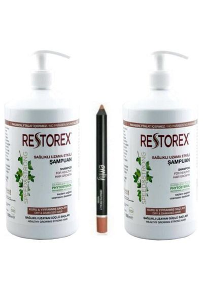 Restorex Repairing Care Shampoo for Dry & Damaged Hair 1.000 Ml. X 2 Pieces