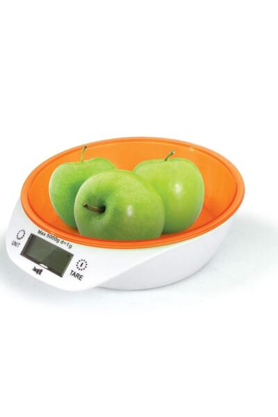 Techfit Tf-1003 Hazneli Hassas Mutfak Terazisi - Turuncu