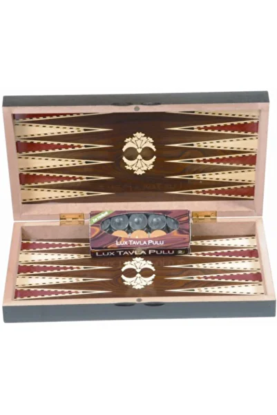 Kelebek Oyuncak Large Size Mother of Pearl Coated Backgammon