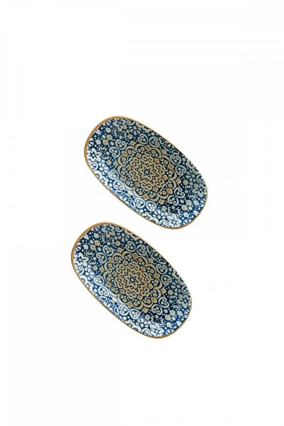 Bonna Oval Kayık Kahvaltı Tabağı 6'lı Alh Grm 15 Oky 15*8,5 cm