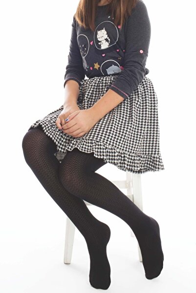 İTALİANA Chiloți negri pentru fete Nihal 5136