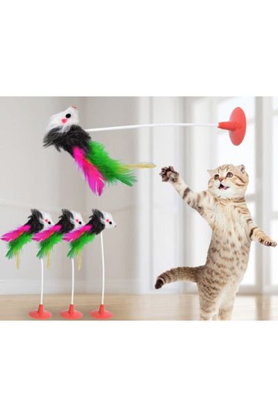 5DM Suction Cup Mouse Cat Toy
