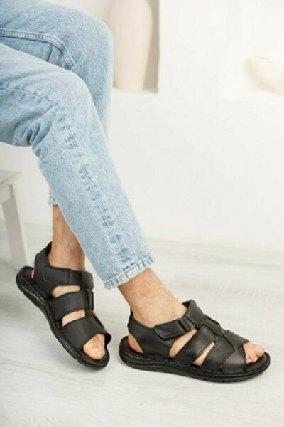 Moda İkiz Мъжки сандали от естествена кожа