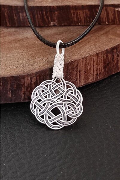 Aykat Trabzon Kazaziye Kolye Gümüş Kadın Aşk Düğümü Kolye Uc-406