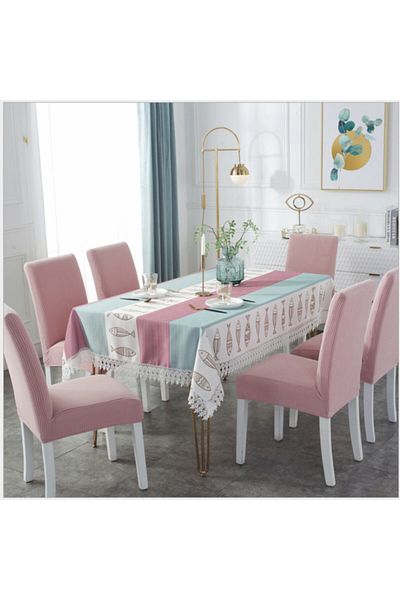uzhanem 6 buc Huse pentru scaune din Lycra, Huse pentru scaune