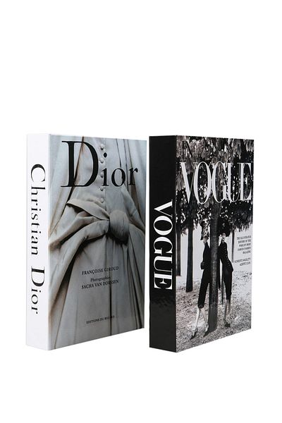 irayhomedecor 2-Piece Vogue/Wedding Dress Decorative Book Box