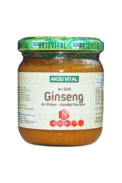 Aksu Vital Arı Sütü Ginseng Polen Bal Karışımı 220 gr