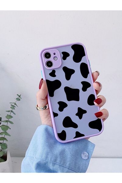 mooodcase حافظة هاتف فاخرة بنمط البقرة مع حماية لعدسة الكاميرا المتوافقة مع هاتف Iphone 11