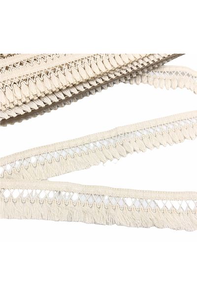 Özene Bezene Meter Tassel Cream (1 Meter)