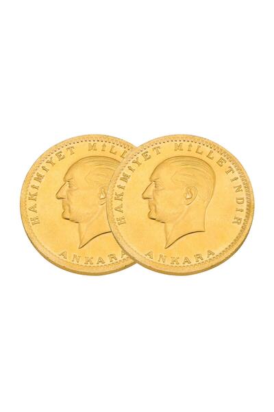Harem Altın 2 Adet Yeni Tarihli Cumhuriyet Altını - Ata Lirası Hrm2091