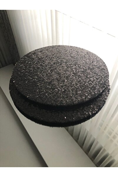 lovelyhome35 Siyah Pul Payet Supla-amerikan Servis 2li