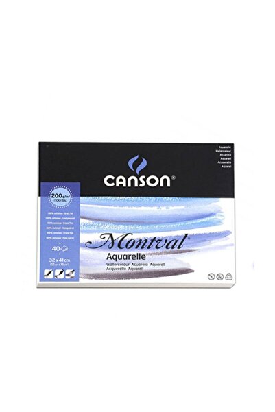 Canson Montval Watercolour Sulu Boya Blok 200g 32x41 cm.