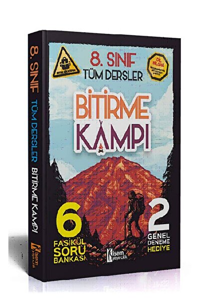 İsem Yayıncılık 8. Sınıf Bitirme Kampı Tüm Dersler 6 Fasikül Soru Bankası 2 G...