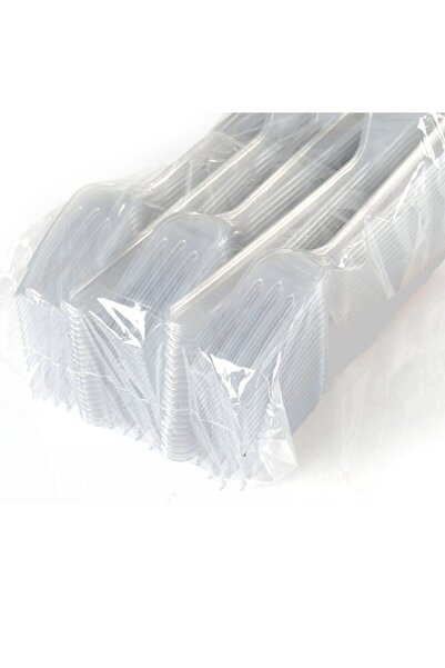 PACK Plastik Lüks Sağlam Çatal 100 ' Adet