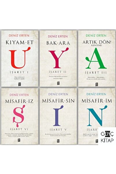 Mona Kitap Deniz Erten Uyanış Işaret Kitapları 6 Kitap Set & Kıyam-et U - Bak-ara - Artık Dön! Kendine! - Mi...