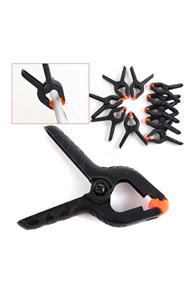 Ihvan Group Profesyonel Stüdyo Mandalı - Fon Stand Perde Green Screen Tutucu (6 Adet/4inç/10,16cm) Mandal Clamp