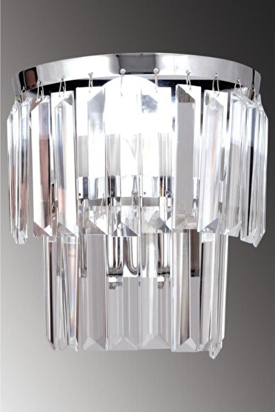 İstanbul Avize Tokyo Tekli Gümüş Aplik