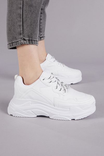 Tonny Black Damen-Sportschuhe mit weißer Haut Bls-q