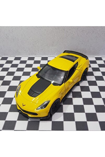 WELLY سيارة شيفروليه كورفيت Z06 موديل لعبة معدنية قابلة للسحب 12 سم.