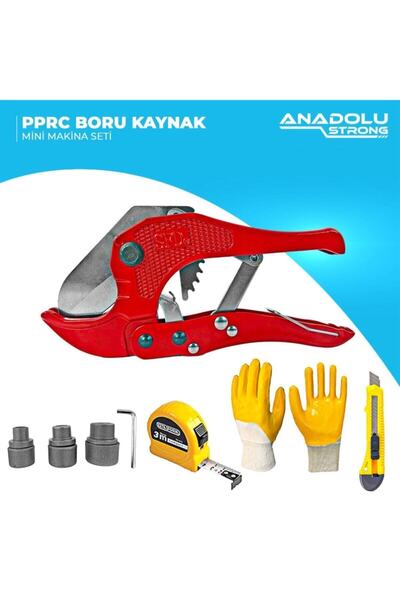 Anadolu Strong Ans1026 Pprc Boru Kaynak Mini Makina Seti (3metre,eldiven Ve Falçata Hediye))