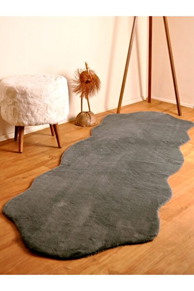 Tappeto Rex Tavşanı Kısa Tüylü Post Peluş Gri