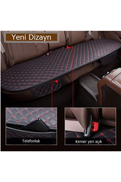 Genel Markalar Pejo 3008 2008-2016 L Uyumlu Oto Koltuk Minderi Oturak L Siyah...