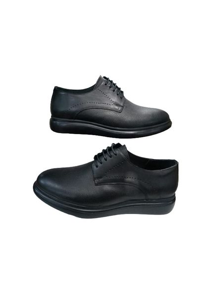 Golden Gl0329-010 Ανδρικά μαύρα δερμάτινα κορδόνια casual κλασικά παπούτσια