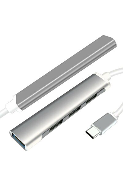 Grc Accessory Type-c To Usb Hub 4 Port Usb Macbook Type-c Den Usb Dönüştürücü Usb Çoklayıcı Adaptör Kablo