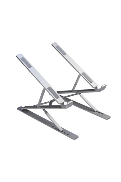 SMARTGIFT Çift Katlı Ayarlanabilir Alüminyum Notebook Laptop Yükseltici Stand