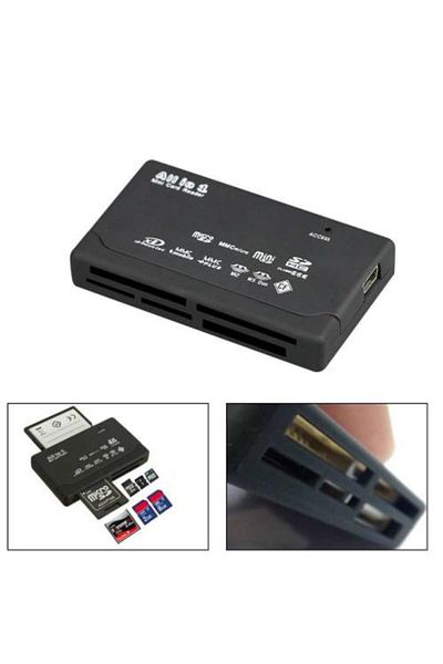 OEM Multi Card Reader Compact Flash Sd Micro Sd Mm Stick Xd Usb 2.0