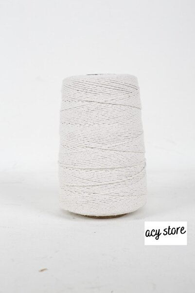 ACY STORE Organik Pamuk Bahçe Sera Ipi 600 Mt Sebze Için Pamuk Örme Organik Pamuk Bobin