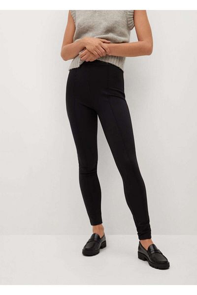 MANGO Woman Women's Black Tights