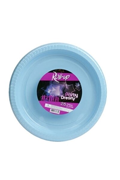 Roll-Up Plastik Tabak Açık Mavi