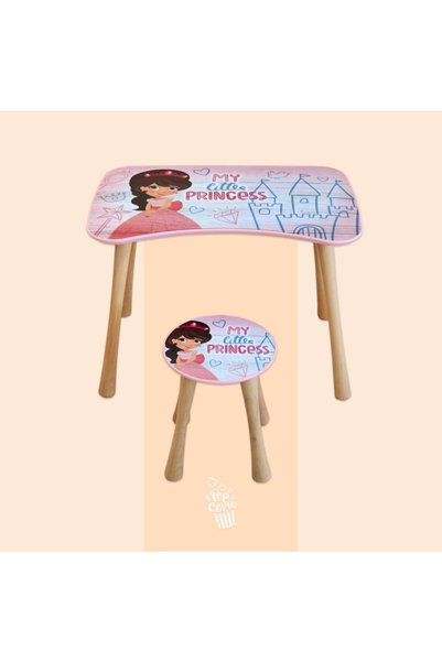 Popcorn Kids Lıttle Prıncess Aktivite Masa Setı (2-5 Yaş)