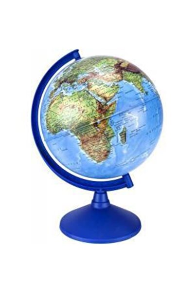 Gürbüz Dünya Küresi Fiziki Ingilizce 20 Cm Çap 30 Cm Yükseklik