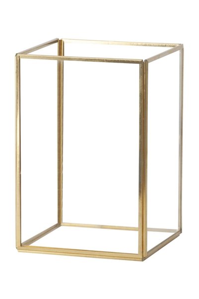 Ahşap Fikir Base Pen Holder Organizer Makeup Glass Box