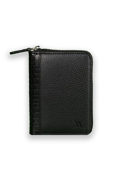 My Valice Unisex Genuine Leather Wallet And Card Holder 1810 Black