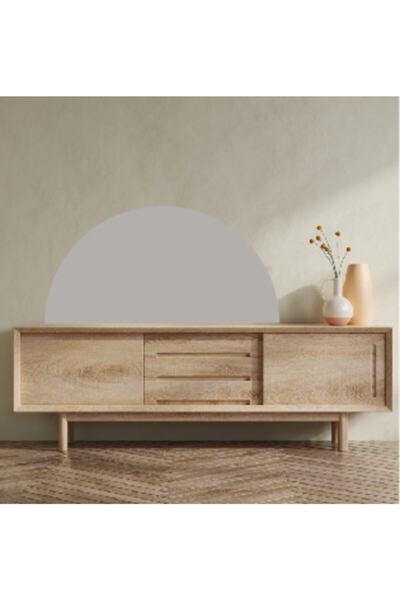 Baskı Madeni Yarım Daire Bohem Duvar Sticker