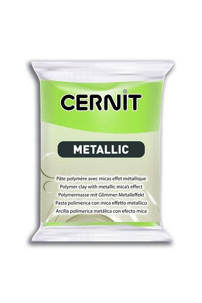 Cernit Metallic Polymer Clay 56 gr 051 Green Gold