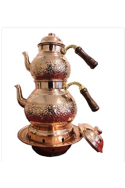 Köseoğlu Copper Teapot Balcony Enjoyment Ottoman Stove Gel