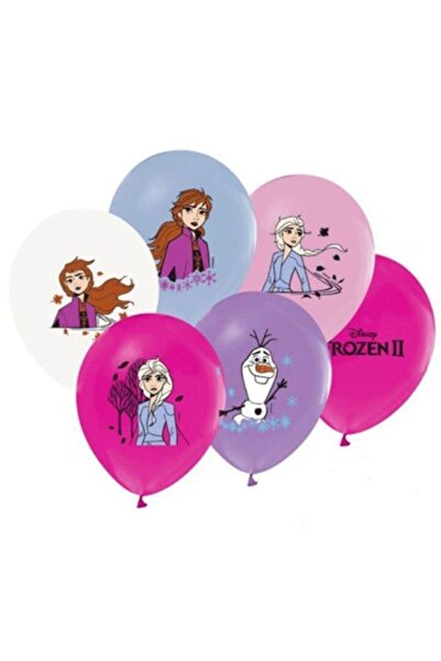 Genel Markalar Frozen Elsa Karlar Ülkesi Baskılı Balon 10 Adet