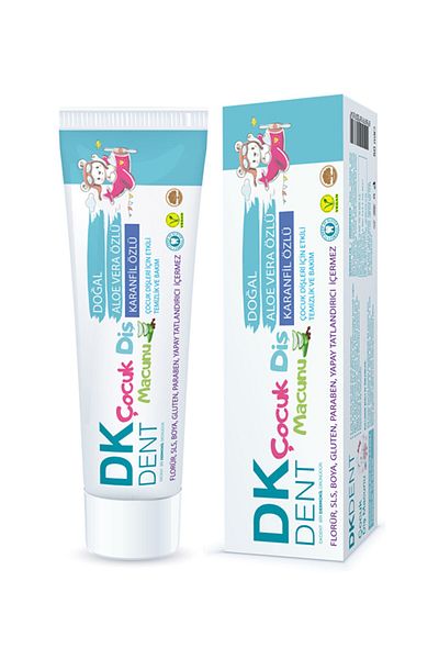 Dermokil 50 Ml Carnation Extract Children's Toothpaste - With Toothbrush