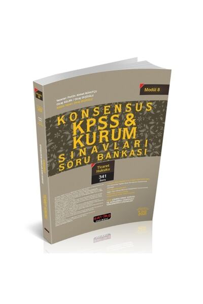 Savaş Yayınevi Konsensus Kpss Ticaret Hukuku Soru Bankası Modül 8 Savaş Yayın...