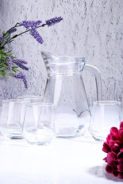 Porselen Diyarı 5 Parça Su Takımı