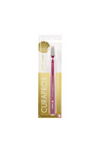 Curaprox 12460 Velvet Toothbrush - Red-grey