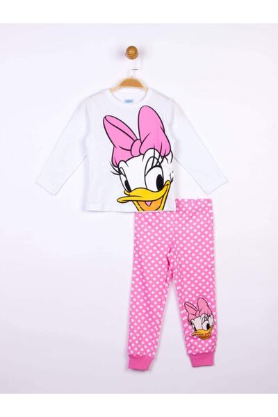 Minnie Mouse Daisy Duck Lisanslı Çocuk Pijama Takım 18862