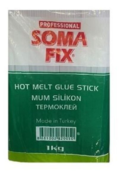 Somafix 1 Kg Kalın Şeffaf Mum Silikon