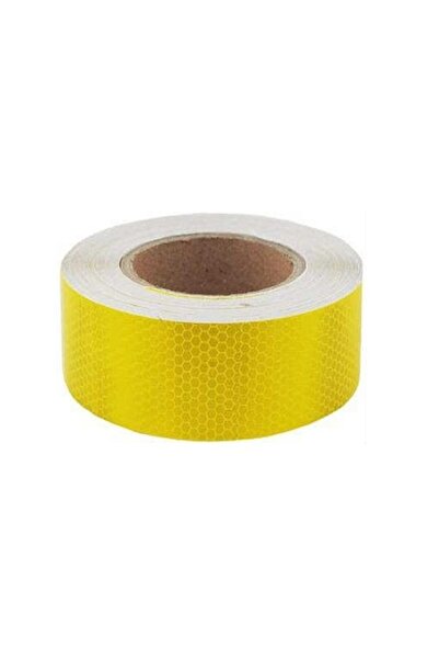Temiz Pazar شريط فوسفور شريط أصفر مع قرص العسل 5 سم × 5 متر